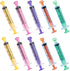 10 PCS 10ml Pet Syringe Feeder, Professional Plastic Syringe and Cover for Scientific Labs, Liquid Dispensing