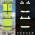TCCFCCT Safety Vest for Men 5 Pockets Reflective Vest for Men Women, Durable High Visibility Vest, Construction Vest with Horizontal Strip for Walkie-talkie, Meets ANSI/ISEA Standards, T5-Yellow, L