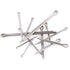 Glarks 340-Pieces 304 Stainless Steel Cotter Pin Clip Assortment Kit, 6 Sizes for Automotive, Mechanics, Repair