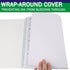 Gimehome 2-Part 7-5/8" 11" 200 Sets 4 Page(1pack) Money and Rent Receipt Book Carbonless x Spiral Bound per Book