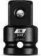3/4 F to 1 M Impact Socket Adapter, Cr-Mo Steel, Square Drive Reducer for Impact Driver Wrench Exceeds ANSI Standards.
