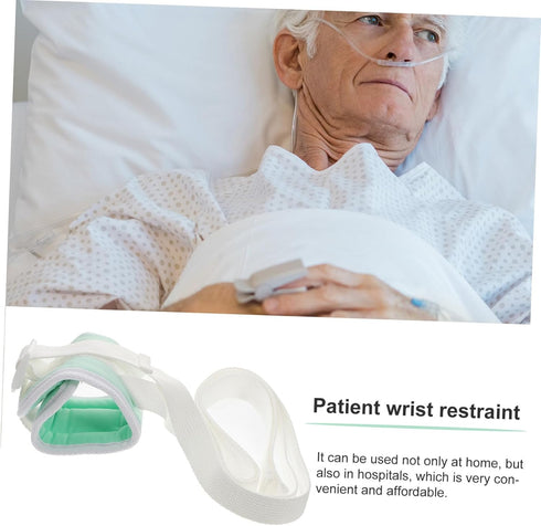 2Pcs Wrist Strap Bundling Belt for Patient Care Lightweight and Portable Limb for Bedridden Elderly Safety Protection