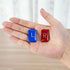 Lontcs 5-Piece X-Ray Markers - Clear Epoxy Resin with Lead L & R Letters - No Initials - Small Rectangle - Reusable