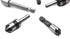 Chiloskit 5pc 5 Flutes 82 Degree Chamfer Countersink Deburring Drill Bit Set Crosshole Cutting Metal Tool Kit for Wood Metal Plastic, WoodWorking Drill Bit Chamfer Tool