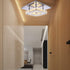 Small Led Chandelier Semi Flush Mount Crystal Lighting Modern Ceiling Crystal Lamp for Bedrooms Dinning Rooms Hallway