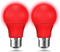 LED Red Light Bulbs 60W Equivalent, A19 E26 Base, 9W Red LED Lights, 2 Pack