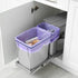 Sankoly 3 Pack 30-64 Trash Can Bands Garbage Bag Elastic Bands Durable Rubber Band Fit Gallon Garbage Cans Elastic