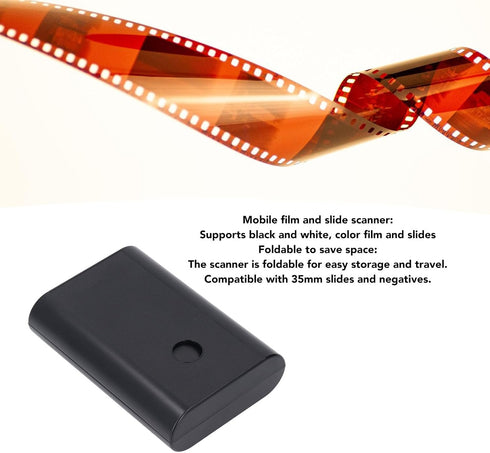 Tangxi 35mm 135mm Mobile Film Scanner, Foldable Film and Slide Scanner with LED Backlit, Converts Slides & Negatives