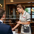 ccotikosee Waitress Apron with Pocket, Server Work Tools Waist Bag, Adjustable Utility Belt for Nurse, Hair Stylists