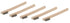 Steelman Stainless Steel Wire Brush, 1200-Bristle Count, 5 Pack, Removes Rust & Paint, Wood Handle for Mechanics