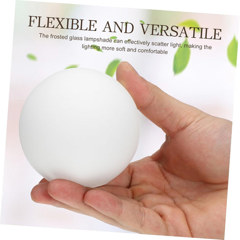 NUOBESTY Glass Sphere Lampshade for Outdoor Light Cover Replacement Lamp Shades Diy Lamp Shades Ceiling Cover Wall