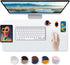 Desk Pad Blotters Protector Clear 14x30 in Plastic Desktopper Writing Surface Cover Desk Organizer Mat with Mouse Pad