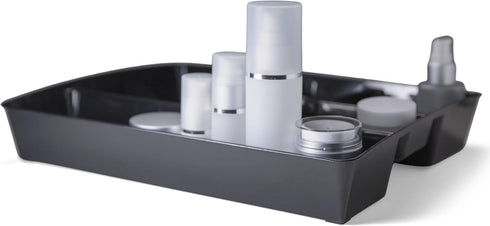 Officemate OIC Achieva Deep Drawer Tray, 30% Recycled Plastic, 15-1/8 x 11-1/2 x 2-1/4 in, Black