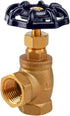 Everflow Supplies 74122-NL 1/2" Angle Short Globe Valve, Female Threaded IPS Connections