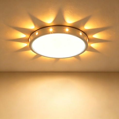 Flush Mount led Ceiling Light Fixture 3000K/4000K/5000K Selectable,Modern Ceiling Lights for Bedroom