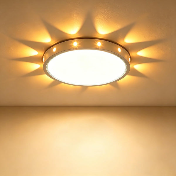 Flush Mount led Ceiling Light Fixture 3000K/4000K/5000K Selectable,Modern Ceiling Lights for Bedroom
