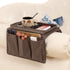 IPENNY Couch Sofa Armrest Organiser - Cup Holder Tray, Bedside Storage Pocket Bag for Cellphone, Tablet, Snacks