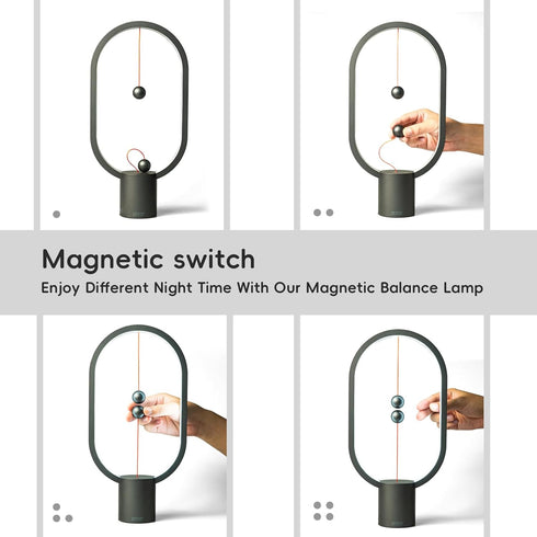 Dimmer,Nightstand Lamp,3 Table Lamp for Bedroom - Balance Lamp,Bedside Lamp with Touch Level Brightness Rechargered