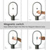 Dimmer,Nightstand Lamp,3 Table Lamp for Bedroom - Balance Lamp,Bedside Lamp with Touch Level Brightness Rechargered