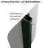 SmartSign K-KIT2 Post Attachment Kit - 2 Bolts for Heavy Duty and Economy Posts, 2.5" x 0.3125"