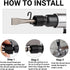 Air Hammer Quick Spring Retainer, Stainless Steel M6 Nuts for Replaceable Air Hammer Metalworking Chisels