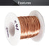 Fielect 0.41mm Inner Dia Magnet Wire Enameled Copper Wire Winding Coil 164Ft Length QA-1-155 Model