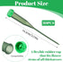 Ouligay 30 5.7 Inch PCS Flower Water Tubes Floral Water Tubes for Fresh Flower Stem with Caps, Plastic Green, Single