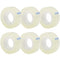 OWLKELA 6 Rolls Transparent Tape Refills, All-Purpose Glossy Tape for Office, Home, and School