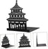 Metal Bookends for Desk Organization - Stylish Shelf Support