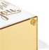 Paper Junkie Gold and Clear Acrylic Pen Holder with Inspirational Quotes, 2.95 x 4.45 In