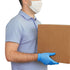 UC Global Trade Inc Medium Disposable Vinyl Exam Gloves - 4 Mil-Thick, Latex Free, Food Safe, Blue, 100 count