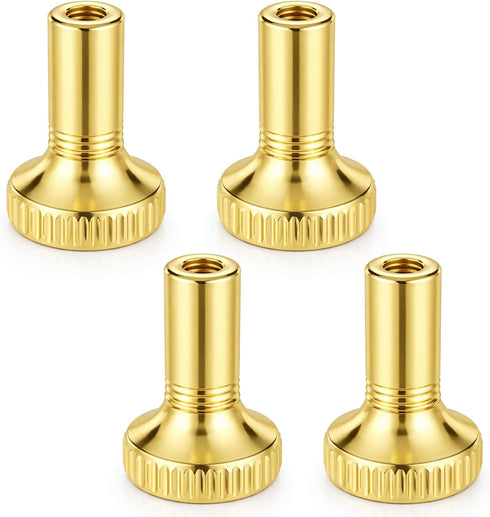 Aeaocvo 4 Pack Gold Lamp Switch Replacement, Lamp Turn On/Off Switch Knobs Replacement,