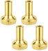 Aeaocvo 4 Pack Gold Lamp Switch Replacement, Lamp Turn On/Off Switch Knobs Replacement,