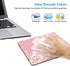 Cute Pink Mouse Pad, Sakura Cherry Blossom Floral Design, Anti-Slip Rubber Base, 9.5 x 7.9 Inch Desk Decor for Girls