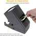 DGODRT 35mm 3X Slide Viewer, Film Negative and Slide Viewer with Magnification and LED Lighted Illuminated Viewing, USB