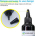 Universal Dye Ink Refill Kit for HP Canon Epson Brother Lexmark Samsung Dell Kodak Printers, 6 Color Set