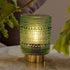 JHPGEOE Bulb, Battery Operated Lamp with Timer, Cordless Table Lamps for Room Decor,Small Table Lamp with LED Glass
