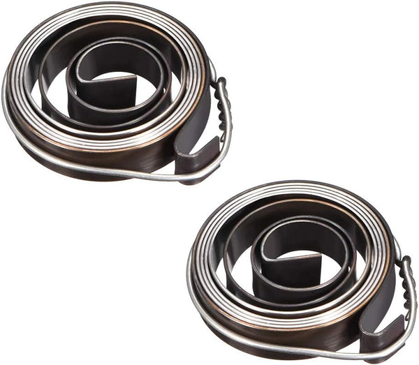 uxcell Drill Press Return Spring, Quill Spring Feed Coil Spring Assembly, 2.2Ft Long, 35 x 8 x 0.8mm (2PCS)