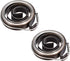 uxcell Drill Press Return Spring, Quill Spring Feed Coil Spring Assembly, 2.2Ft Long, 35 x 8 x 0.8mm (2PCS)