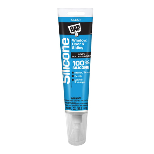 100% Silicone Wd&S Clear, DAP 684, 2 Raw Building Material