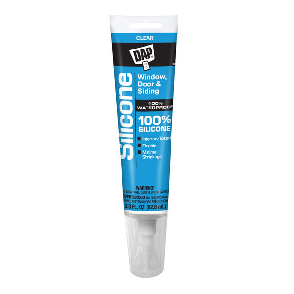 100% Silicone Wd&S Clear, DAP 684, 2 Raw Building Material