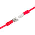 HKS 150PCS Female Vinyl Insulated Spade Connector Kit, Red 22-16 AWG, 6.3mm 1/4" Quick Disconnect Wire Connectors