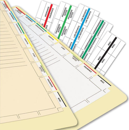 Tabbies Medical Chart Index Divider Tabs, TAB54524