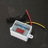 XH-W3001 Temperature Controller Thermostat Switch, Digital LED Programmable Incubator Heating Cooling with Waterproof