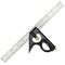 Nortools Combination Square Carpentry Tools, Metal-Body, Stainless Steel Blade Ruler for Accurate Woodworking Measure