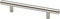 Franklin Brass Cabinet Pull, 10 Pack Stainless Steel, 3-3/4 in (96mm) Drawer Handle, P35304K-SS-B
