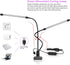 YGS-Tech 20W LED Black Light Dual Head, USB Powered Gooseneck Lamp for Blacklight Party, Stage Lighting, Glow in The