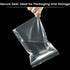 200 Count Small Plastic Bags, 4 x 6 inch Mini Baggies, Clear Zip Bags for Jewelry, Beads, Screws, Packaging
