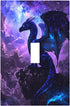 HTSAHKV Cosmic Dragon Wall Plate Light Switch Cover Single Gang Outlet Faceplate Print