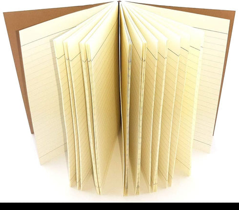 Lined Paper Refill Notebooks for Sovereign-Gear Refillable Leather Journal, Eco-Friendly, A5 Ruled Notepad, 240 Pages